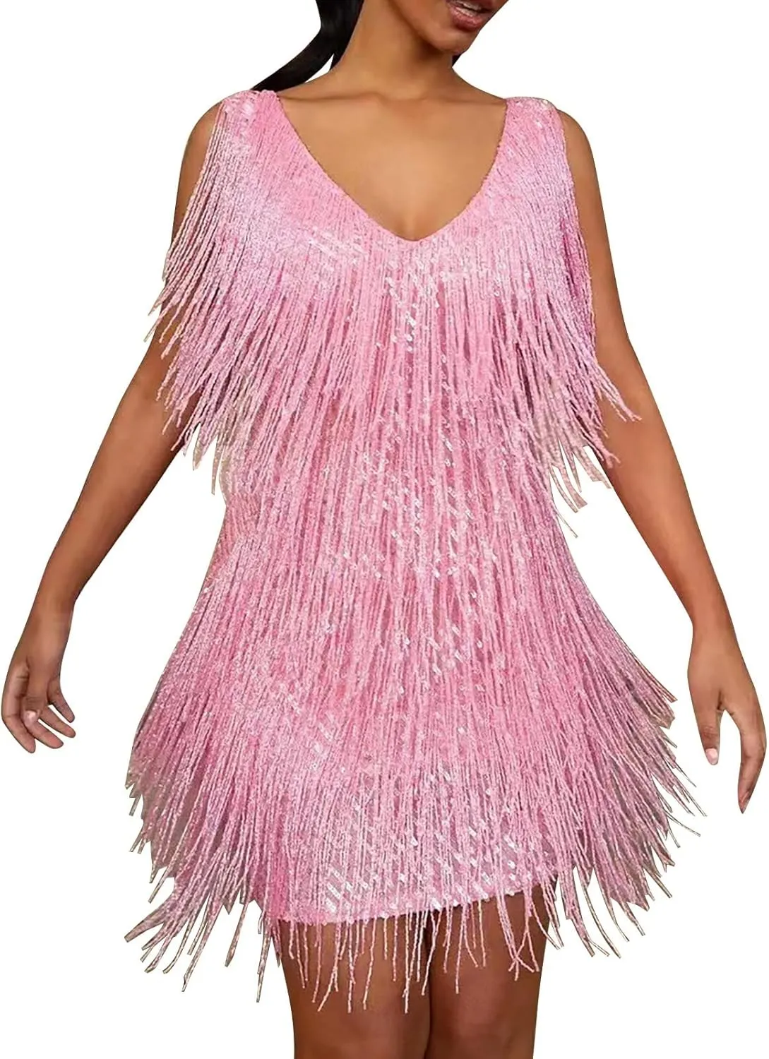 Women's Sleeveless Backless Sequin Evening Dress Elegant Sexy Tight Mini Dress Plus Size Women Print Dresses