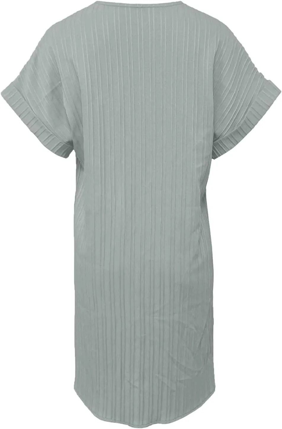 Womens Summer Shirt Dress Short Sleeve A Line Shift Dress Casual Loose Fit Beach Sundress Shirt Tunic Dresses with Pockets