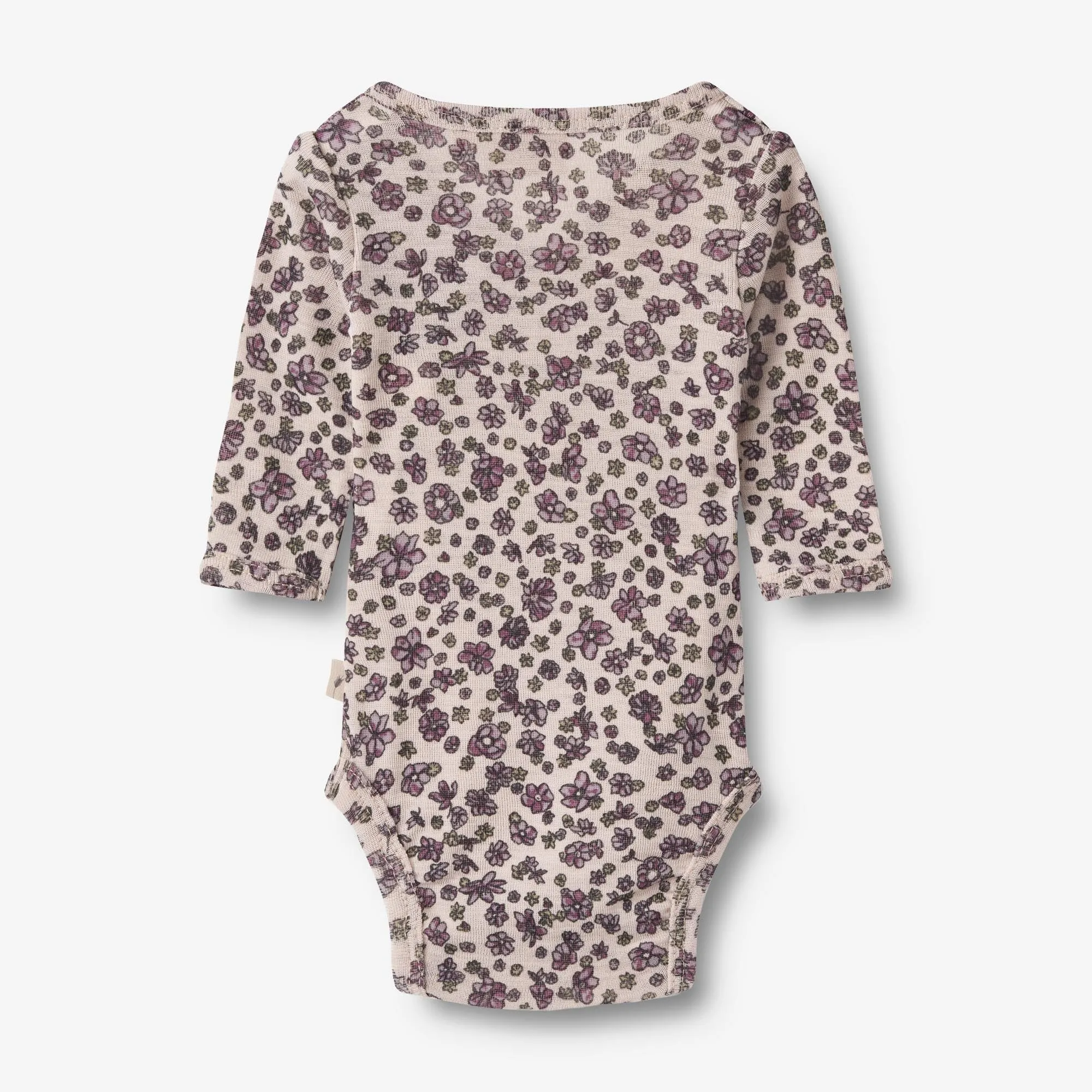 Wool Body L/S Willow - autumn flowers