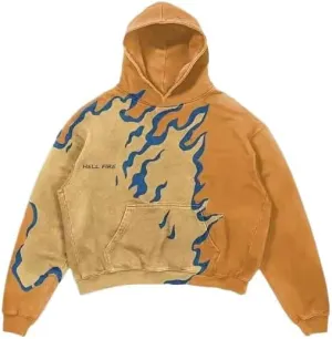 Y2K sweatshirt with hip-hop letter print oversized men's and women's hoodies, casual loose solid Gothic top
