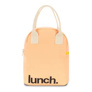Zipper Lunch Bag - Lunch in Peach by Fluf